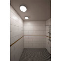 SLV AINOS, Outdoor Ceiling luminaire, LED, 3000K, round, anthracite, with sensor