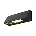 Wall luminaire PEMA SQUARE, E27, max. 15W,, black