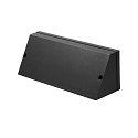 SLV Wall luminaire PEMA SQUARE, E27, max. 15W,, black