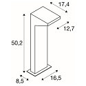 SLV Floor lamp IPERI 50, 48 LED, neutral white, 4000K,, anthracite