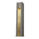 SLV Floor lamp ARROCK SLOT GU10, square, granite, salt & pepper, max. 4W LED
