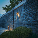 LED Outdoor luminaire SLOTS WALL Wall luminaire, 6,3W, COB LED, 3000K, IP44, anthracite