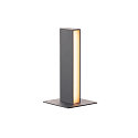 SLV H-POL, Path Light, 1 flame, LED, 3000K, anthracite, height 36 cm