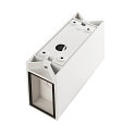 SLV LED Wall luminaire QUAD 2 XL, square, 8,6W, COB LED, 3000K, 110�, white