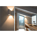 SLV LED Wall luminaire QUAD 2 XL, square, 8,6W, COB LED, 3000K, 110�, white