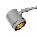 Display luminaire NEW MYRA DISPLAY CURVE Outdoor luminaire, GU10, max. 50W, IP55, silver grey