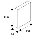Frame for Surface mounting MYRALED WALL, ENOLA_C OUT