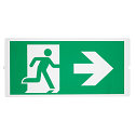 SLV Accessories for LED Emergency Light P-LIGHT AREAL LED Pictogram foil, 3er Set, green