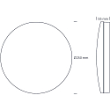 SLV ceiling luminaire ECOTECH BULKHEAD with sensor, CCT Switch IP54, white matt 