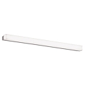 LED wall luminaire BOX 16/3200-90, IP44, 89cm, silver, 15W 4000K 1100lm