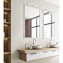 ACB mirror luminaire URATURKANA 3908/16 IP44, chrome, opal