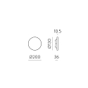 ACB outdoor wall luminaire COMBO 16/3966-20 IP65, black