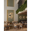 ACB outdoor wall luminaire COMBO 16/3966-45 IP65, gold