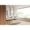 ACB mirror without lighting GIORGIA 3994, black