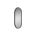 mirror with lighting DANIELA 9755, black glossy