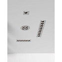 ACB recessed luminaire INVISIBLE 3980/85 IP20, white 9W 680lm 3000K 36� 36�