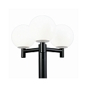 Outdoor Top � 6cm for 3 Ball luminaires (35/45/50cm), Type No. 1016, black