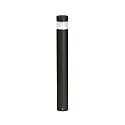 LED Bollard light Type No. 2295, 360� indirect symmetrical, 9W 3000K 1000lm, aluminum / plastic clear + opal, black