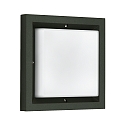 outdoor wall luminaire TYPE NO 6422 IP54, opal, black dimmable