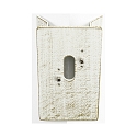 Corner bracket square Type No. 1007 for Albert Outdoor Wall luminaires, white-gold
