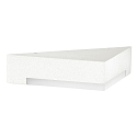 LED Outdoor Wall luminaire Type No. 0333, IP54, triangle shape, 5W 3000K 480lm, cast alu / acrylic glass, dimmable, white