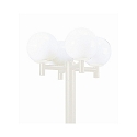 Outdoor Top � 6cm for 4 Ball luminaires (35/45cm), Type No. 1017, white
