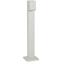 LED Bollard light Type No. 2065, IP44, 70cm, 230V AC/DC, 3.2W 3000K 330lm, cast alu / acrylic glass satined / clear, white