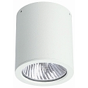 Outdoor Ceiling spot Type No. 2130, IP44, � 11cm / H 12.5cm, E27 PAR30 max. 75W, rigid, white