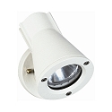 Outdoor Wall spot Type No. 2153, IP54, E27 PAR20 max. 50W, rotatable and swiveling, incl. 250cm connector cable, white