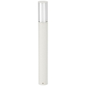 Bollard light Type No. 2269, IP44, height 90cm, E27 max. 20W (LED), stainless steel / acrylic glass, opal inside, white matt