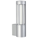 Outdoor Wall luminaire Type No. 0215, IP44, E27 max. 20W, cast alu / opal glass, silver matt