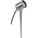 LED Ground spike spot Type No. 2112, IP54, 230V AC/DC,  4.5W 3000K 330lm 30�, swiveling 120�, stainless steel / glass clear