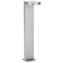 LED Bollard light Type No. 2290, IP44, height 90cm, 16W 3000K 1600lm, cast alu / acrylic glass opal, silver matt