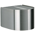 LED Outdoor Wall spot Type No. 2335 - 2-sided, tight/tight, round, IP44, 2x 3W 3000K 330lm, rigid, stainless steel