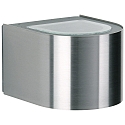 LED Outdoor Wall spot Type No. 2337 - 2-sided, wide/wide, round, IP44, 2x 3W 3000K 330lm, rigid, stainless steel, clear