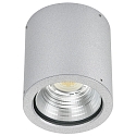 LED Outdoor Ceiling spot Type No. 2380, 12W 1200lm, silver matt