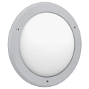 outdoor wall luminaire TYPE NO 6419 IP44, opal, silver dimmable