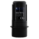 E27 socket CASAMBI KEYHOLE / PARTLY THREADED SHELL Bluetooth controllable, analogue trailing edge dimming output, black