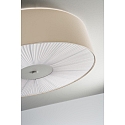 Ceiling luminaire PL SKIN 070, E27, IP20, with cover below, beige / warm white