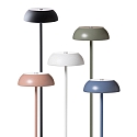 Axolight battery floor lamp PL LED FLOAT with USB connection, dimmable IP55, blue, white dimmable