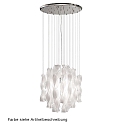 Pendant luminaire SP AURA 45, E27, IP20, Murano glass, clear