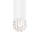 Pendant luminaire SP AURA 60, E27, IP20, Murano glass, white
