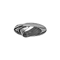 Blulaxa Mounting frame for LED Reflector cutting out: 68 mm, round, adjustable, incl. 1x GU10 socket, chrome