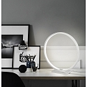 HWH Decorative LED Table lamp ring shape, � 25cm, 6.5W 3000K 430lm 300�, aluminum, white