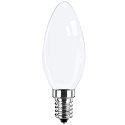 LED Filament lamp candle E14, 2,5W, 250lm, 2700K warmwhite, 300�, glass opal