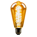 HWH LED Lamp ST64, 5W, E27, 250lm, 1800K, glass gold VBS