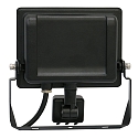 HWH floodlight swivelling, with sensor IP44, black 