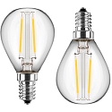 filament lamp set of 2 G45 E14 2,5W 250lm 2700K 300� 