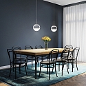 BRUCK pendant luminaire BLOP MOLL LV S IP20, chrome dimmable