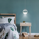 BRUCK pendant luminaire BLOP MOLL LV S IP20, black, lacquered dimmable
